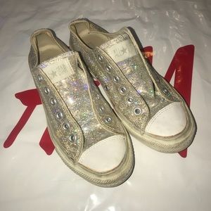 Converse all star glitter holographic sneakers